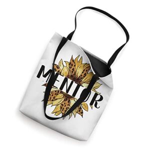 Mentor Sunflower Personal Mentor Appreciation Tote Bag