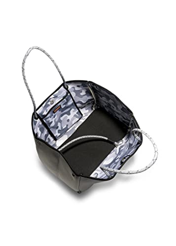 Haute Shore - Greyson Crush Neoprene Tote Bag w/Zipper Wristlet Inside, One_Size