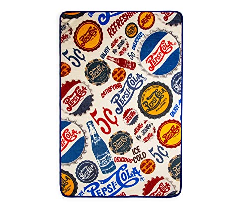 PepsiCo Pepsi-Cola Microplush Warm Throw Blanket