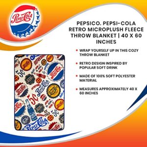PepsiCo Pepsi-Cola Microplush Warm Throw Blanket