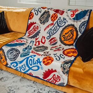 PepsiCo Pepsi-Cola Microplush Warm Throw Blanket