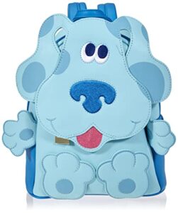 loungefly blue’s clues blue cosplay womens double strap shoulder bag purse