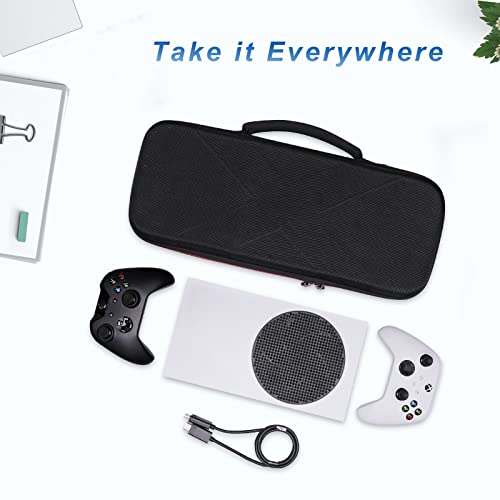 XANAD Hard Storage Case for Xbox Series S Game Console Travel Storage Bag for Wireless Controllers and Accessories