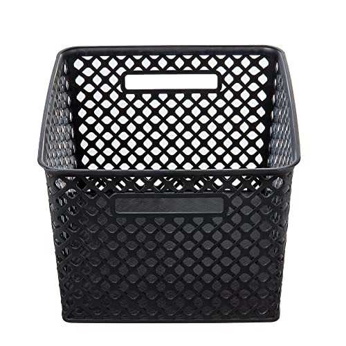 LARGE DECORATIVE BASKET 2PK, BLACK