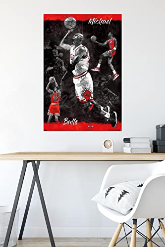 Trends International Michael Jordan - Sketch Wall Poster, 22.375" x 34", Unframed Version