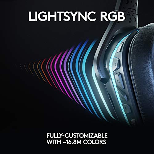 Logitech G635 DTS, X 7.1 Surround Sound LIGHTSYNC RGB PC Gaming Headset