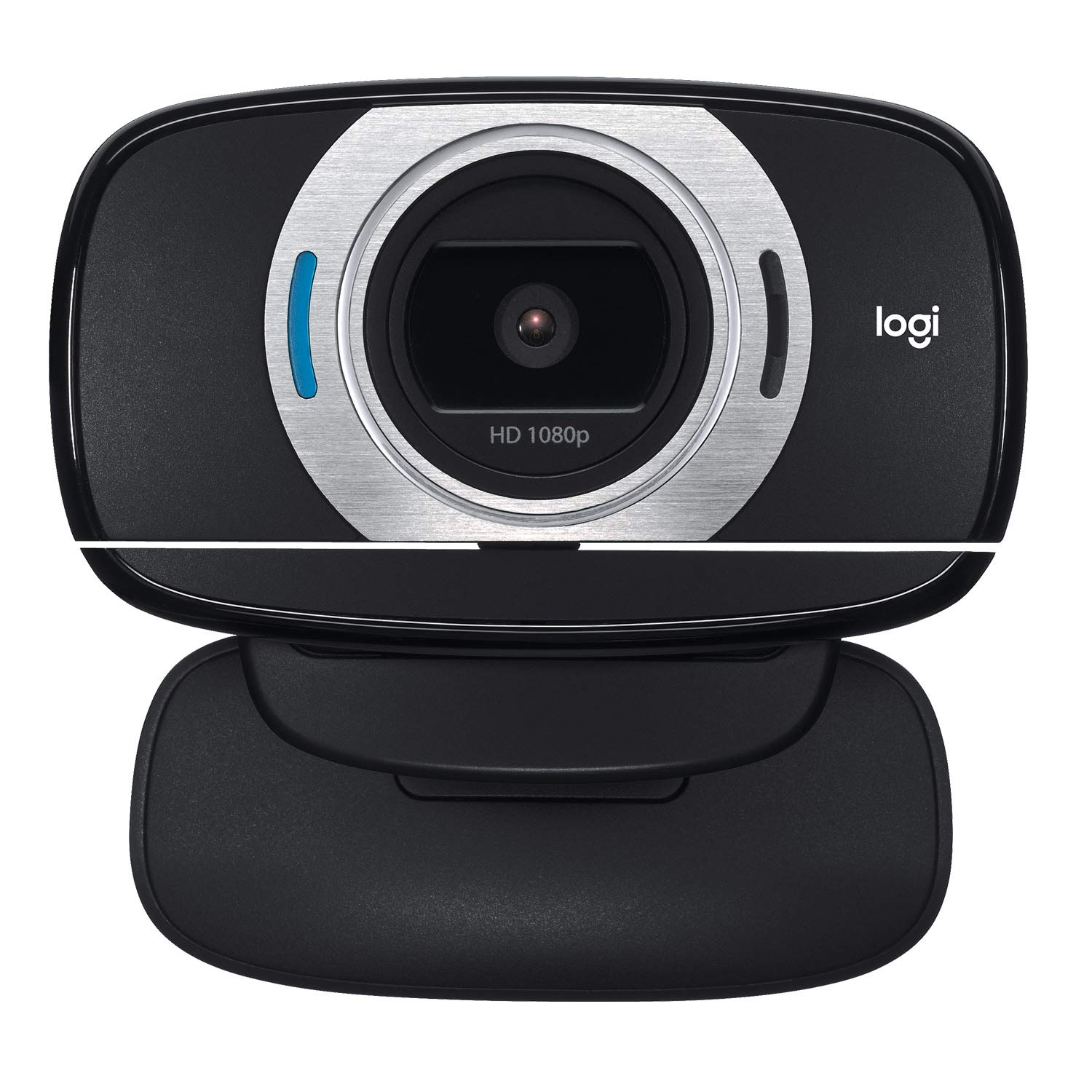 Logitech HD Laptop Webcam C615 with Fold-and-Go Design, 360-Degree Swivel, 1080p Camera