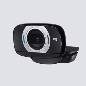 Logitech HD Laptop Webcam C615 with Fold-and-Go Design, 360-Degree Swivel, 1080p Camera