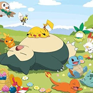 Trends International Pokémon - Group Picnic Wall Poster, 22.375" x 34", Unframed Version