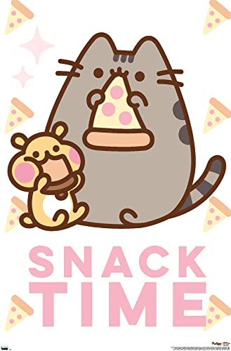 Trends International Pusheen - Snack Time Wall Poster, 22.375" x 34", Unframed Version