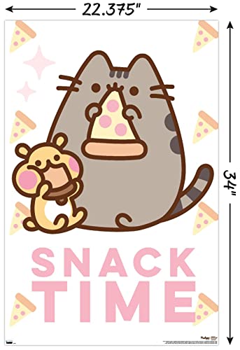 Trends International Pusheen - Snack Time Wall Poster, 22.375" x 34", Unframed Version