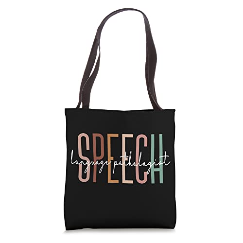 Speech Language Pathologist SLP Speech Therapy Pathology Tote Bag