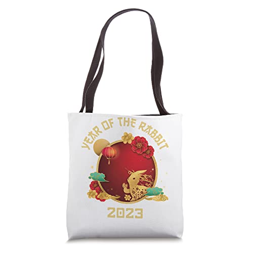 Happy Chinese New Rabbit Year 2023, Chinese Year Zodiac 2023 Tote Bag