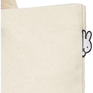 HAPITAS(ハピタス) Miffy HAP6009 Tote Bag, Back Pocket Type: B99 Face Natural