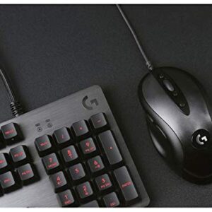 Logitech G MX518 Gaming Mouse Hero 25K Sensor, 25,600 DPI, ARM-Processor, 8 Programmable Buttons - Black/Grey