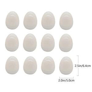 Veemoon Wedding Decor 24 Pcs Egg Shaped Egg Candle Light Egg tealight Egg Tea Light Tealight Candle Light Dining Table Decor