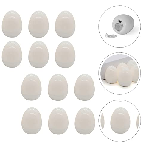 Veemoon Wedding Decor 24 Pcs Egg Shaped Egg Candle Light Egg tealight Egg Tea Light Tealight Candle Light Dining Table Decor