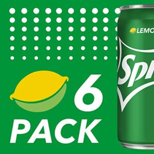 Sprite Lemon Lime Soda Soft Drinks, 7.5 fl oz, 6 Pack