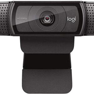 Logitech Webcam C920S HD Pro with Privacy Shutter - 1080p Streaming Widescreen Video Camera - Built in Microphone for Recording