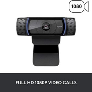 Logitech Webcam C920S HD Pro with Privacy Shutter - 1080p Streaming Widescreen Video Camera - Built in Microphone for Recording