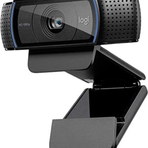 Logitech Webcam C920S HD Pro with Privacy Shutter - 1080p Streaming Widescreen Video Camera - Built in Microphone for Recording