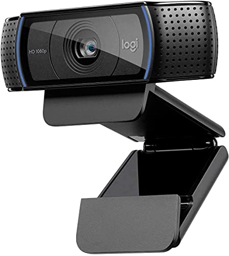 Logitech Webcam C920S HD Pro with Privacy Shutter - 1080p Streaming Widescreen Video Camera - Built in Microphone for Recording