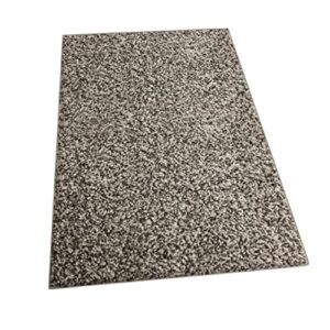 soft 29 oz .6″ frieze indoor area rug carpet stair tread -antique ice-8×10