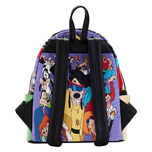 Loungefly Disney Goofy Movie Collage Womens Double Strap Shoulder Bag Purse