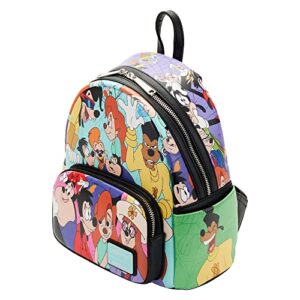 Loungefly Disney Goofy Movie Collage Womens Double Strap Shoulder Bag Purse