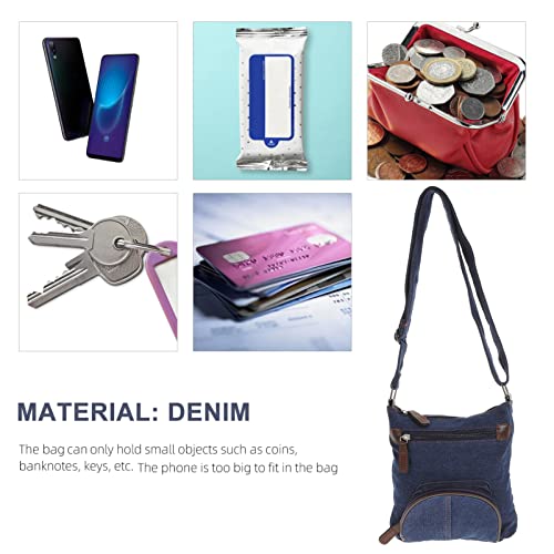 Denim Crossbody Bags for Women, Denim Purses for Women Travel Tote Bags Beach Bag Large Capacity Purse