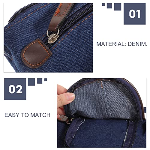 Denim Crossbody Bags for Women, Denim Purses for Women Travel Tote Bags Beach Bag Large Capacity Purse