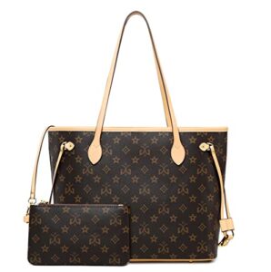 tote bags for women fashion handbags shoulder bag top handle satchel purses sets 2pcs