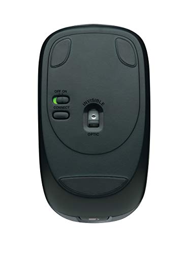 Logitech M557 Bluetooth Mouse – Wireless Mouse with 1 Year Battery Life, Side-to-Side Scrolling, and Right or Left Hand Use with Apple Mac or Microsoft Windows Computers and Laptops, Gray