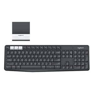logitech bluetooth k375s multi-device wireless keyboard and stand combo