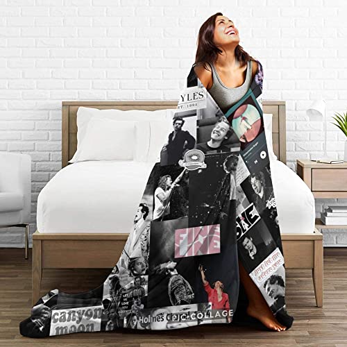 Styles Blanket Singer Plush Soft Throw Blankets for Bedroom Sofa Living Room Throws 50"X40"