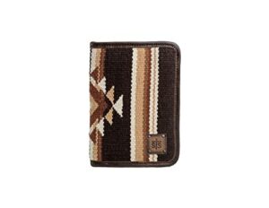 sts ranchwear sioux falls magnetic wallet, brown, sts38348