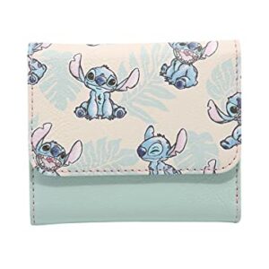 Loungefly Disney Lilo & Stitch Tropical Leaves Mini Wallet