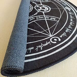 Full Metal Transmutation, Circle Cool, Japanese Anime Manga, Floor Rug, Anime Rug, Doormat, Anime, Chair Mats, FMA Transmutation, Anime Rugs (3.6 ft / 43" / 110 cm)