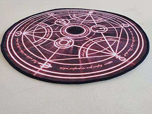 Full Metal Transmutation, Circle Cool, Japanese Anime Manga, Floor Rug, Anime Rug, Doormat, Anime, Chair Mats, FMA Transmutation, Anime Rugs (3.6 ft / 43" / 110 cm)