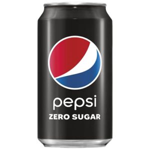 Pepsi Zero Sugar Cola Soda Pop, 12oz Cans (24 Pack)