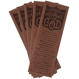 salt & light, ephesians 6:13-17 armor of god bookmarks, 2 x 6 inches, 25 bookmarks