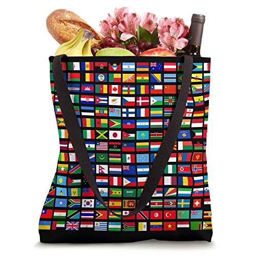 Flags of the Countries of the World Graphic Cool Designs Tote Bag