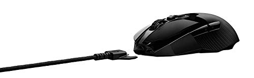 Logitech G903 LIGHTSPEED Gaming Mouse with POWERPLAY Wireless Charging Compatibility (Renewed)