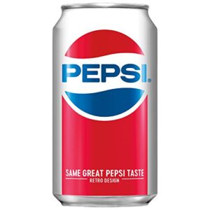 Pepsi Soda, Fridge Pack Bundle, 12 fl oz, 36 Cans (Packaging May Vary)