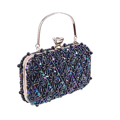 FUKZTE Women Clutch Banquet Evening Crossbody Handbag Glitter Clutch Purse Women's Evening Handbags,Multicoloured