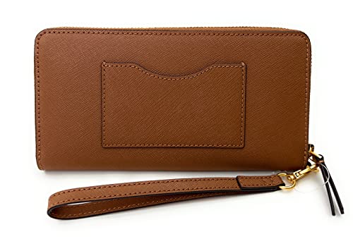 Tory Burch Women's Emerson Wristlet Zip Continental Wallet (Moose)