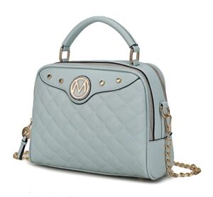 mkf collection satchel bag for women, crossbody handbag top-handle purse