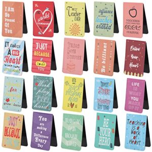 magnetic bookmark 20pcs magnet page markers magnet bookmark clips for teachers, students, book lovers(20 pcs)