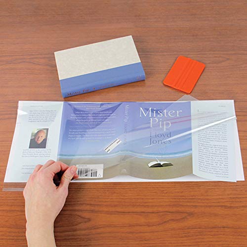 The Library Store Open Edge Adjustable Book Jacket Covers 9 inches H x 21 inches L 50 per Box
