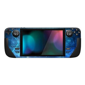 PlayVital Full Set Skin for Steam Deck, Decal Stickers for Steam Deck Handheld Gaming PC - Blue Nebula